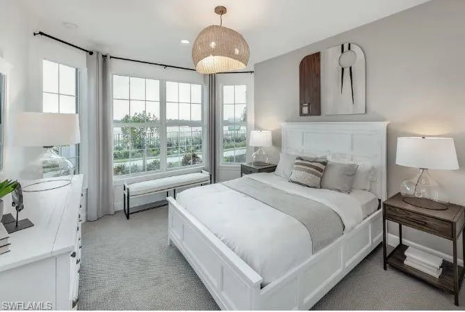 Photos are from a furnished model