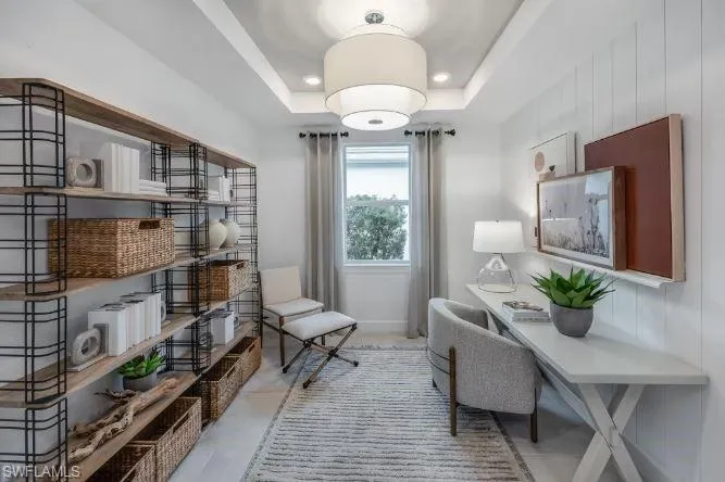 Photos are from a furnished model