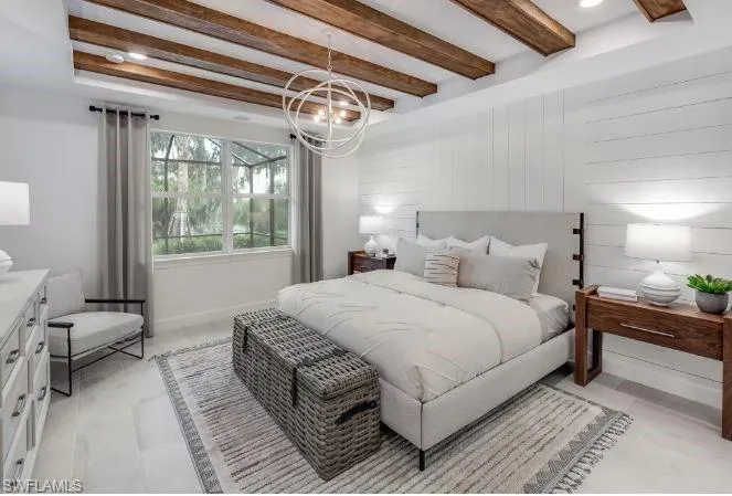 Photos are from a furnished model
