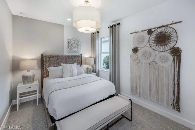 Photos are from a furnished model