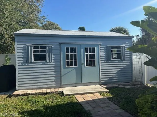 Great Matching 9' x18' Double Door Ted Shed, Lined with Peg Board, Ready to be a Hobby Room or He/She Shed