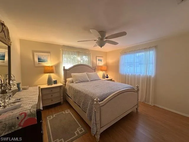 Primary Bedroom Shown with a Queen Bed- It will Accommodate a King Size Bed