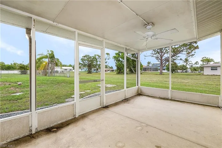Screened porch