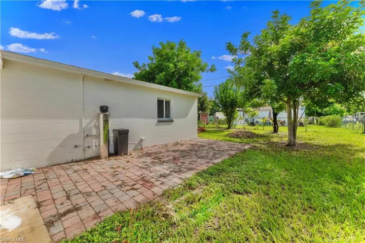 View of yard with a patio