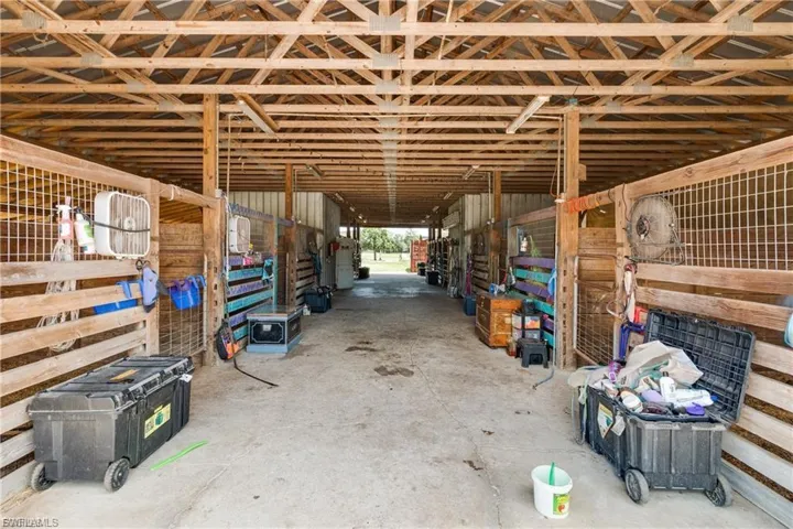 View of stable