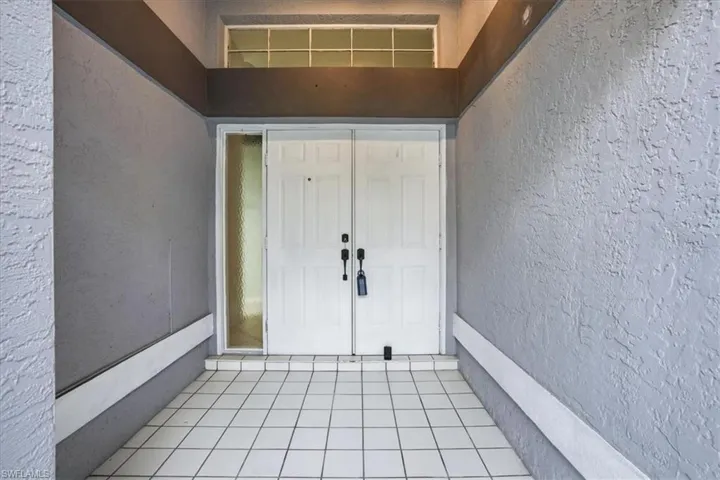 View of exterior entry