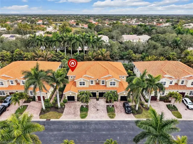 Aerial Front View of the Building
