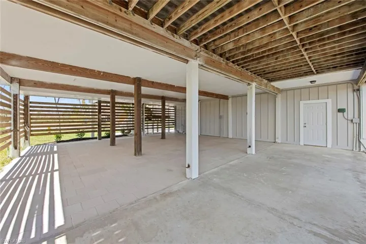 Covered Paver Patio - Ground Floor