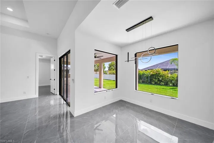 View of spare room