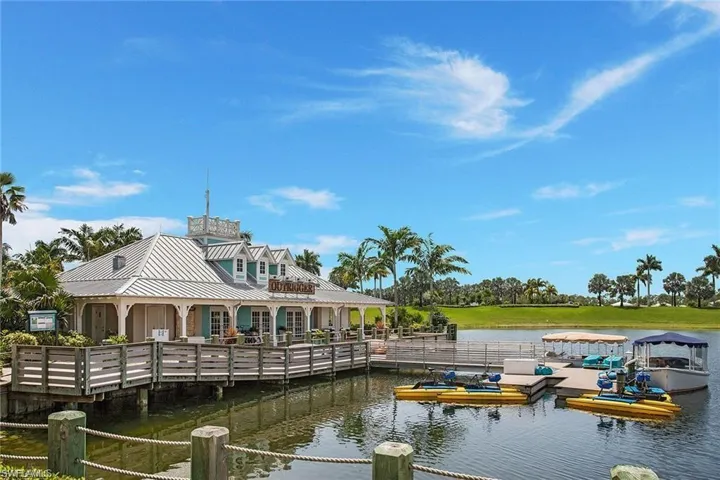 Dock with a water view