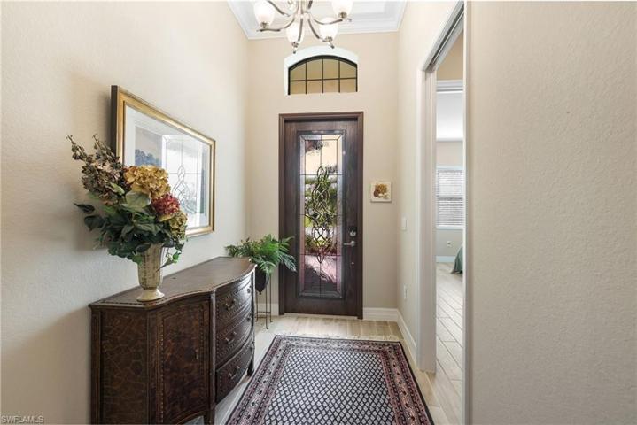 Foyer with Glass Door for additional Natural Light