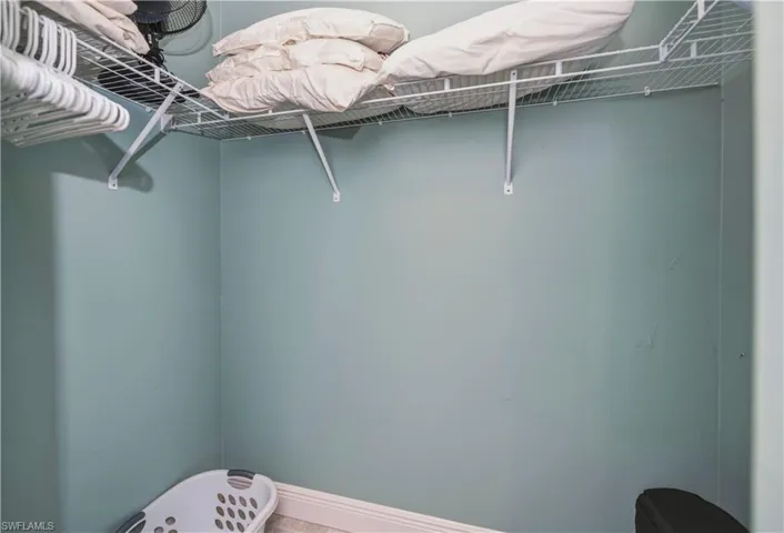 2nd walk in closet in primary bedroom