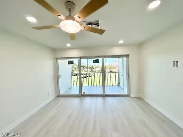 Living Room with new hurricane sliders.