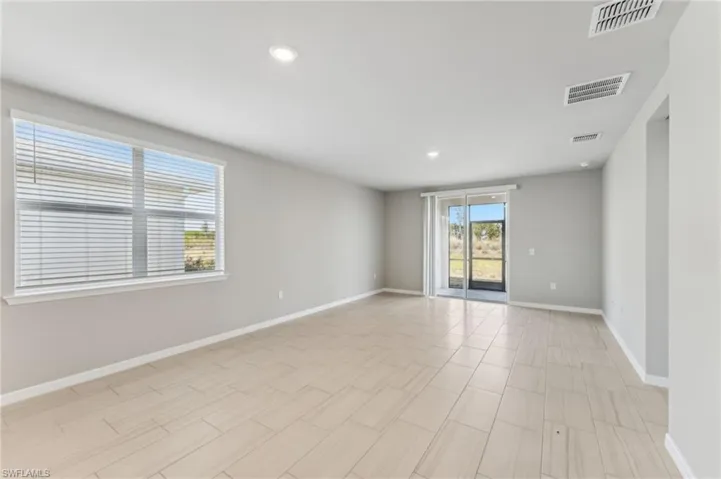 View of spare room