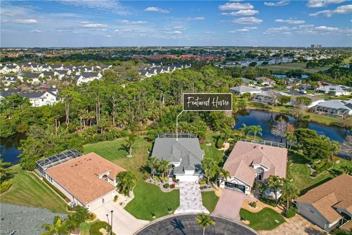 Aerial view of home