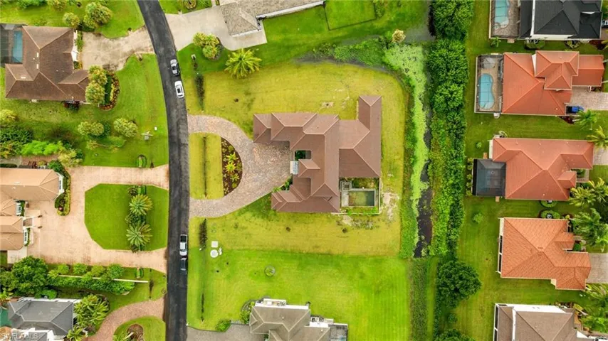 Lots of privacy and space between homes