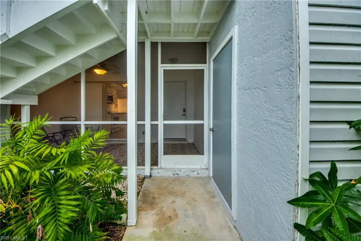 View of exterior entry