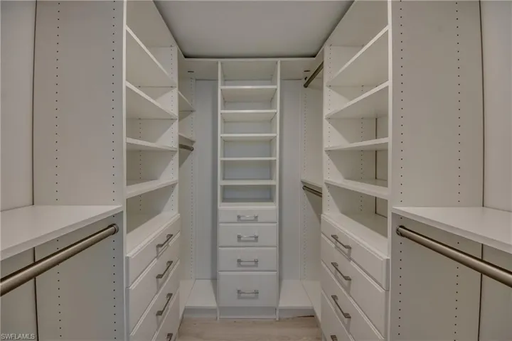 Custom built closet