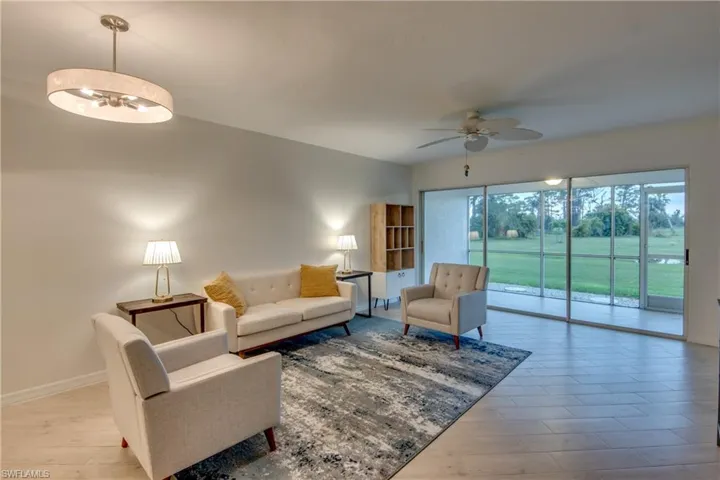 Living room and wood-look tile