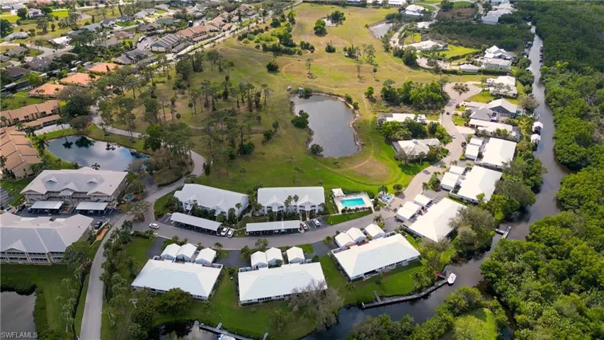 Drone/aerial view of water access