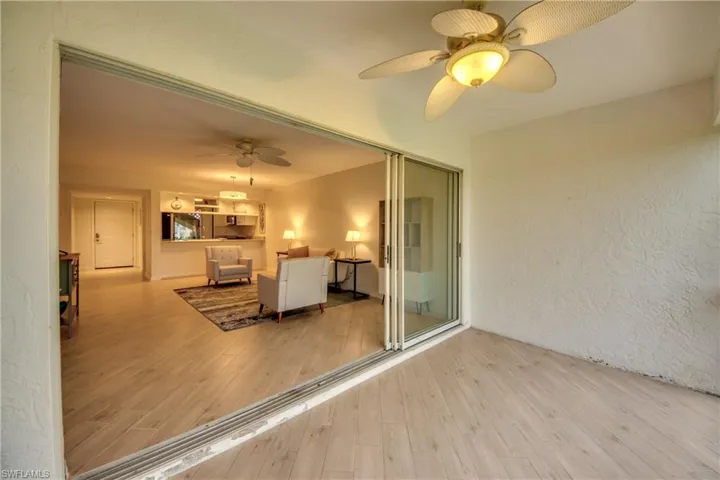 View of Living room from Florida Room/Lanai