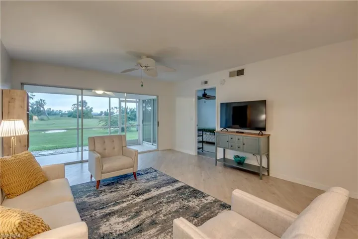Living room and wood-look tile