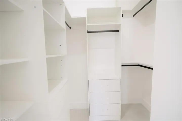 View of spacious closet