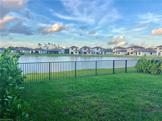 Fenced-in backyard