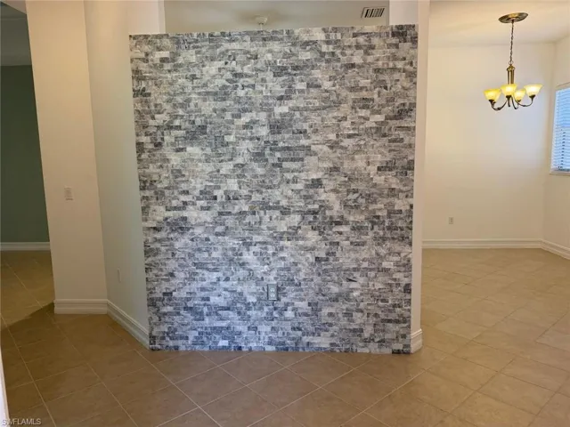 Entrance stone wall