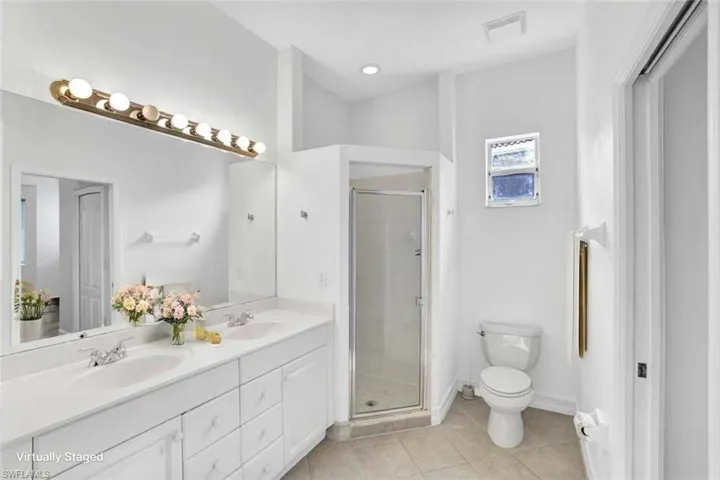 Master double vanity