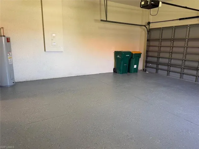 Garage has new floor epoxy