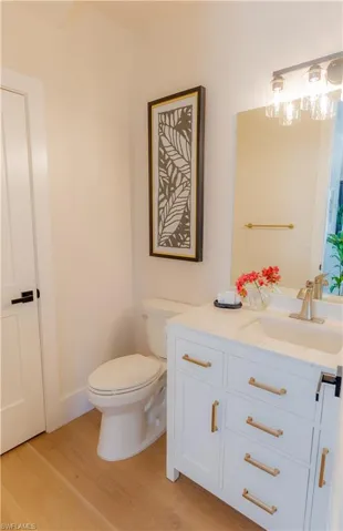 POWDER ROOM on MAIN LEVEL