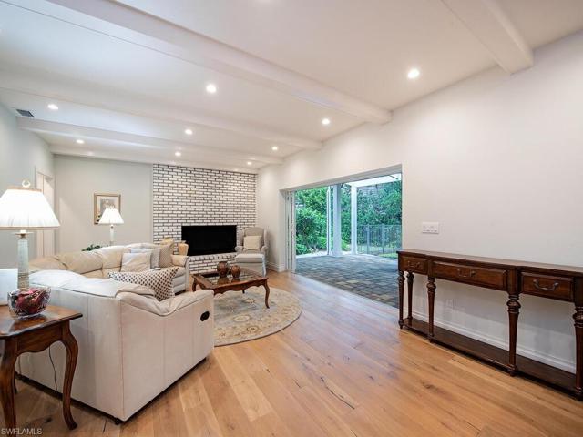 living room and sitting area
