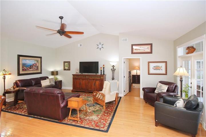 Living room with separate sitting area