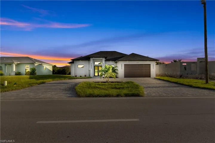 Ranch-style house with a garage