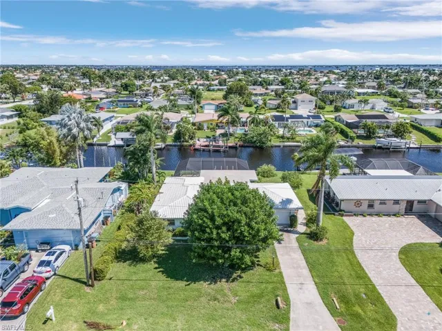 Drone / aerial view with a water view....great spot for boaters and folks who like to fish and live on the water....no locks, no bridges, Sailboat Access canal