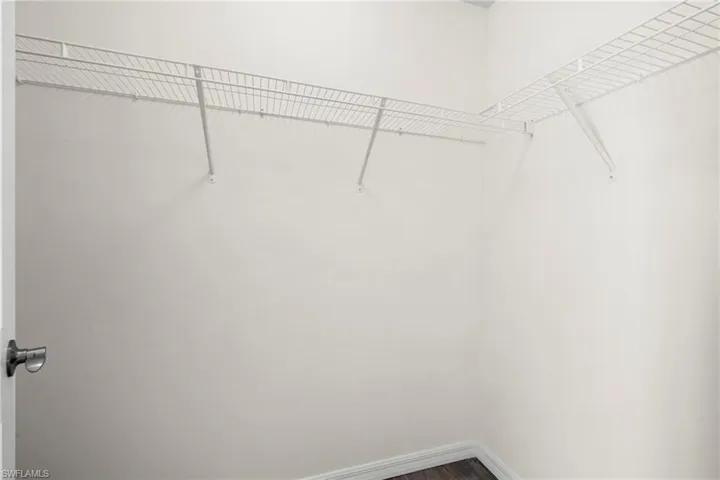 View of spacious closet
