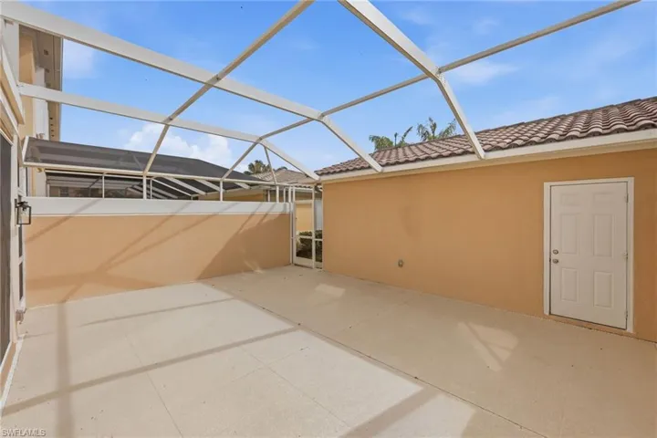 View of patio