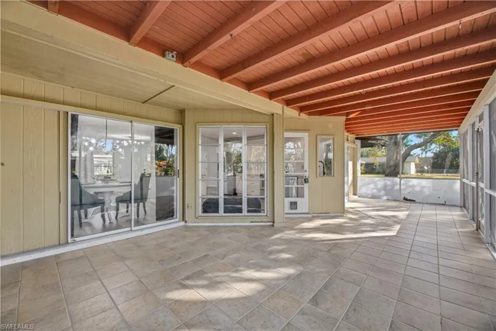 View of patio