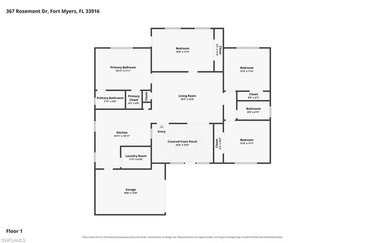 367 Rosemont Dr, Fort Myers, Florida 33916