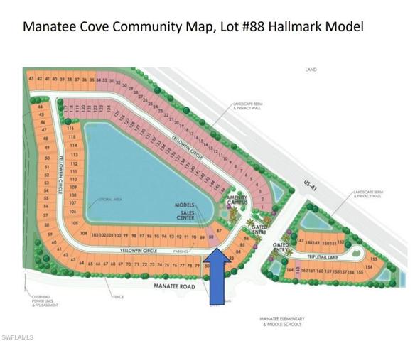 Homesite map - lot 88 water views