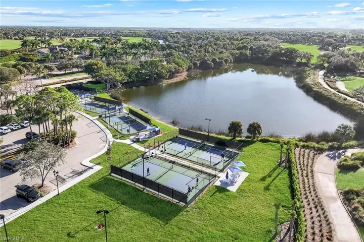 Aerial view of Pickleball Courts