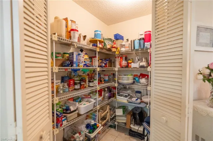 Walk in kitchen pantry