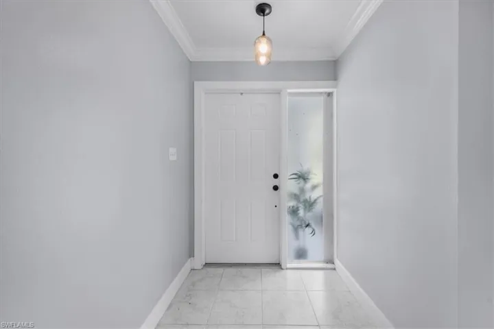 Foyer at front door