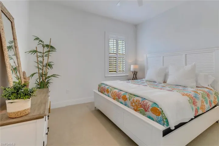 Bedroom #4 is on the second floor with private bath and closet.