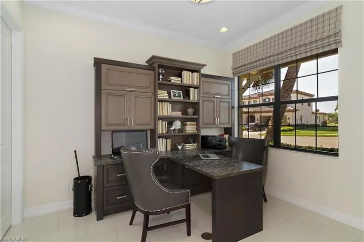 Downstairs private office