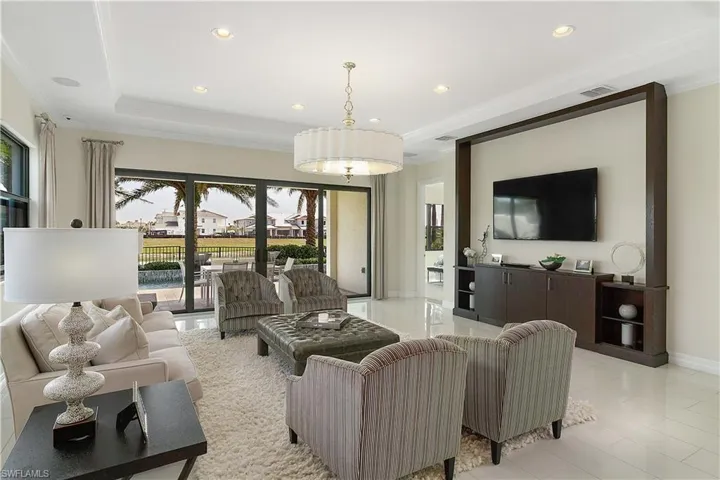 Open family room