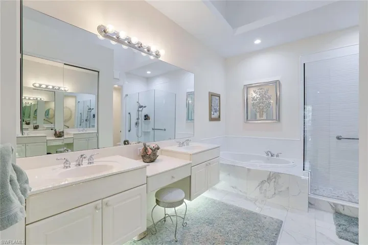 Primary Bathroom with Jetted Tub