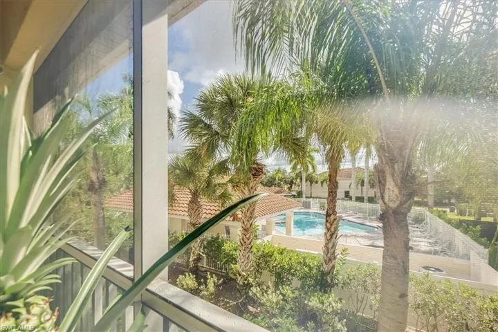 View of Community Pool from balcony
