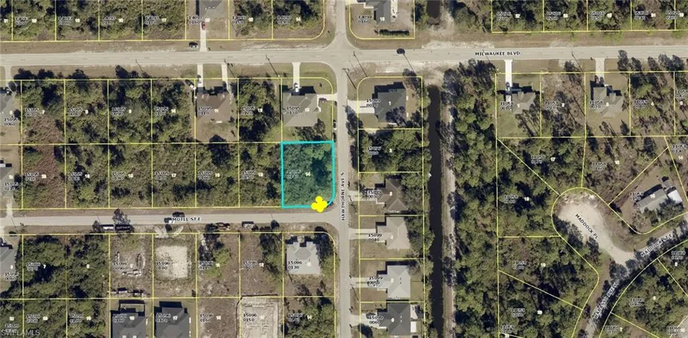 Property Parcel Map. Illustrating the property's boundaries and surrounding parcels